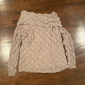 Purple off the shoulder sweater